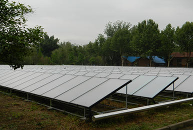 Application project of solar energy and air source heat pump in Xiaoya Industrial Park